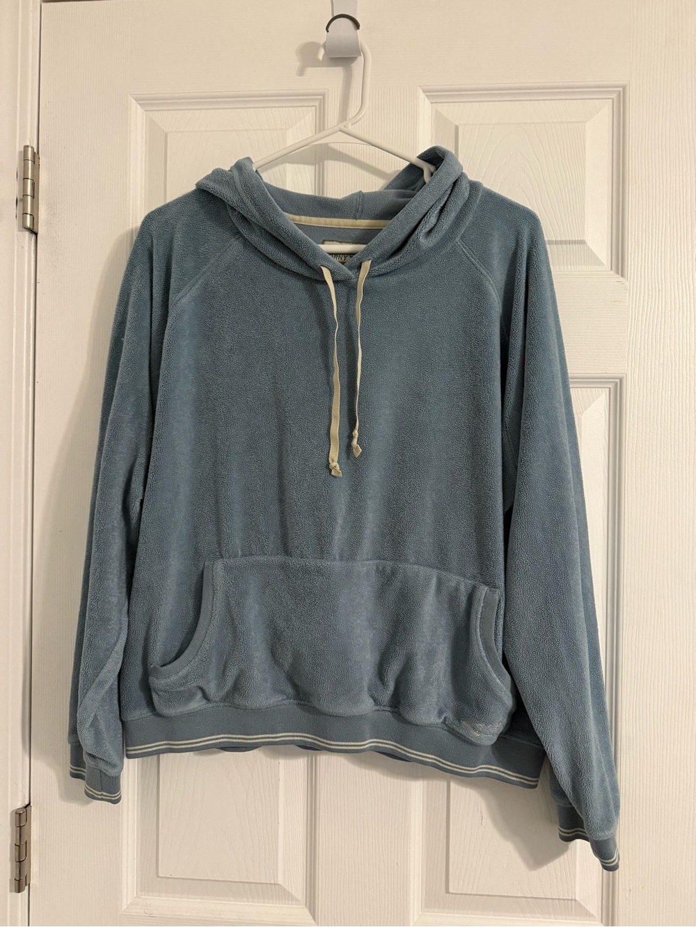 Horny Toad Women’s Hooded Pullover Sweatshirt Dusty Steel Blue